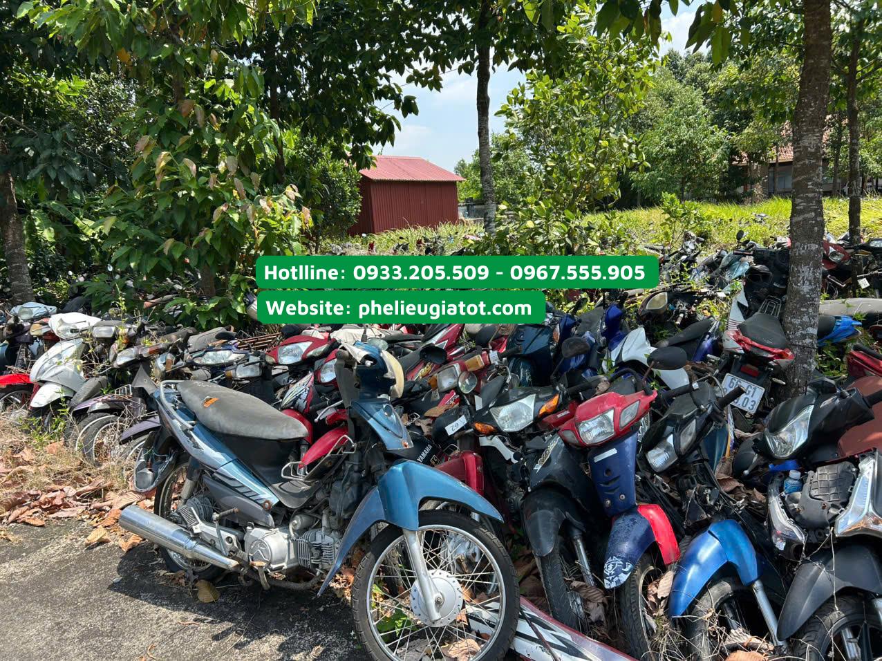 thu mua xe máy cũ tồn kho